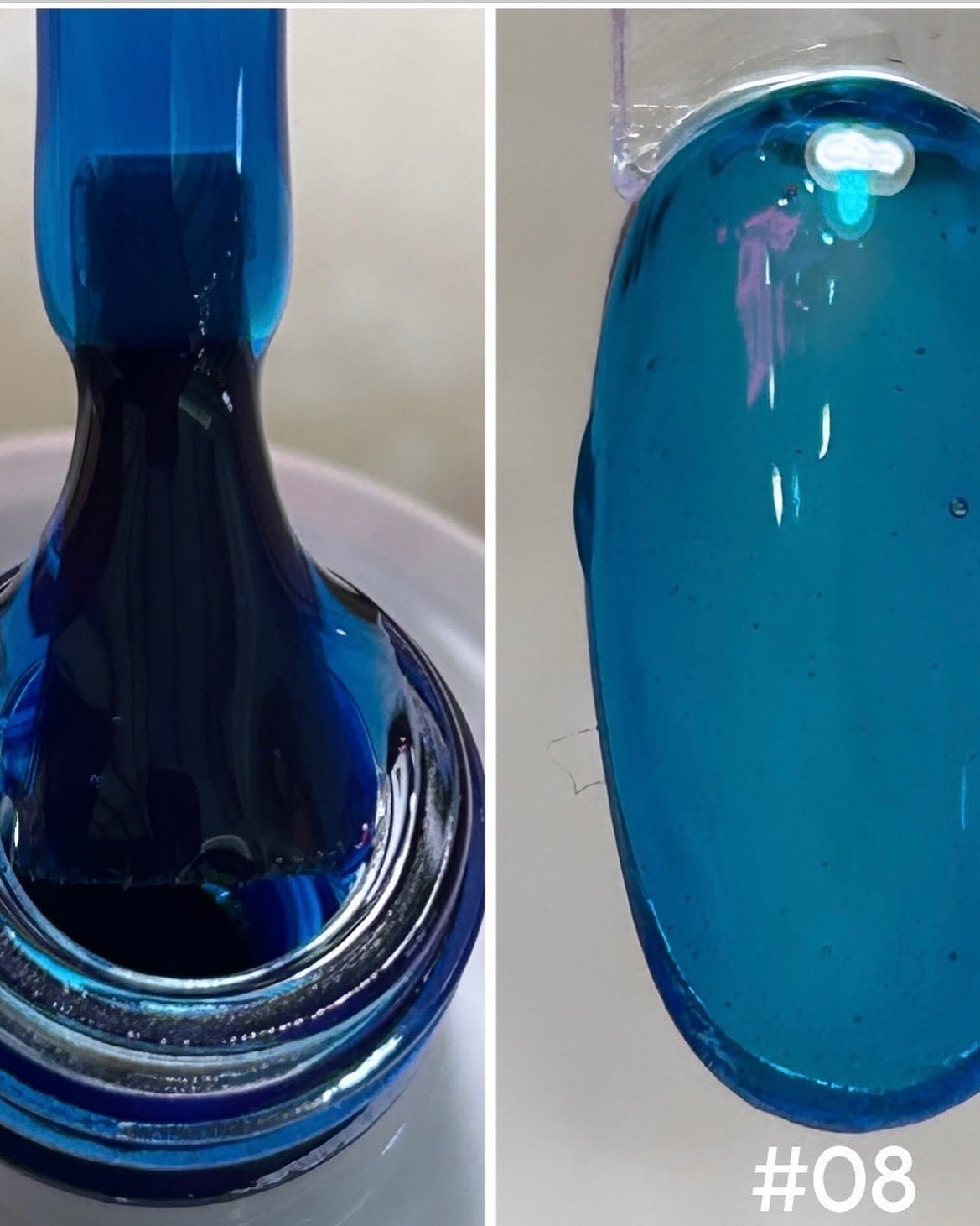 Neon Crystal Glaze #08/ gel Polish