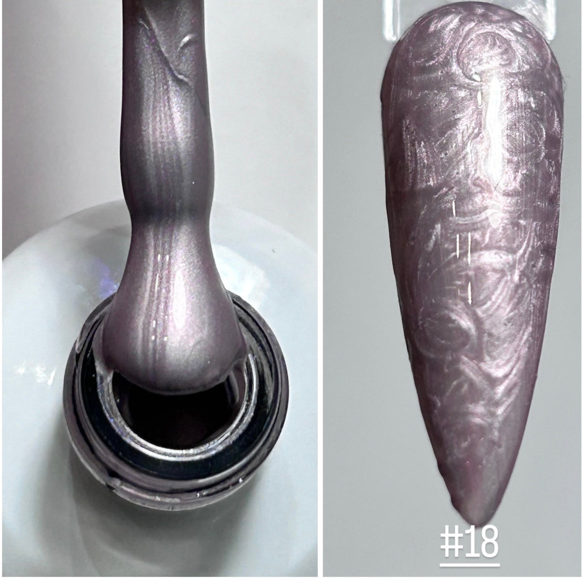 Pearl texture #18/ gel polish