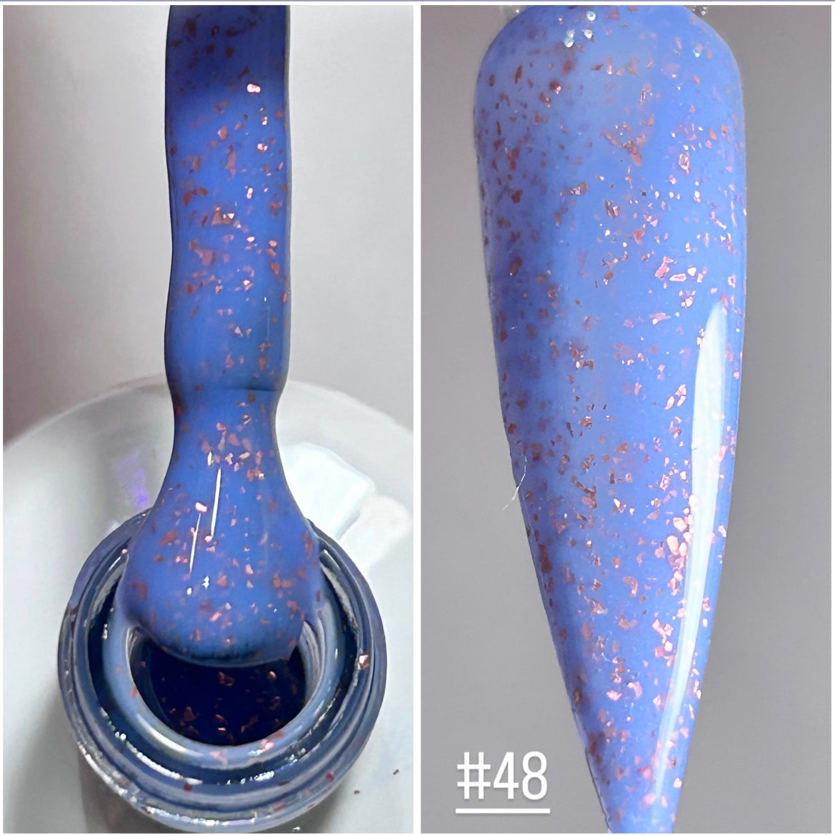 Flamingo #48/ rubber base