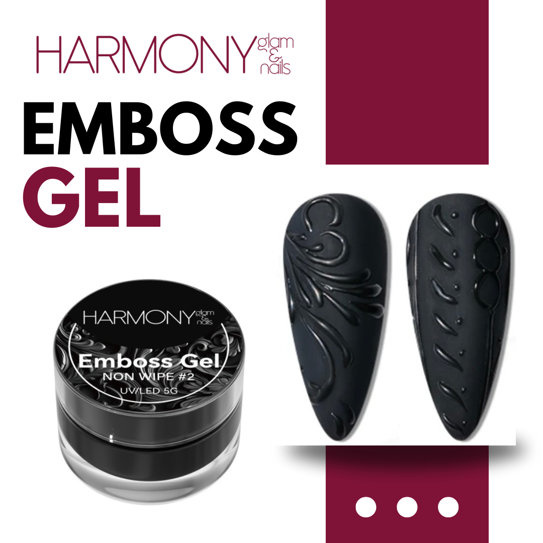 Emboss gel negro / gel polish