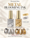 Metal blooming ink Duo / gel polish
