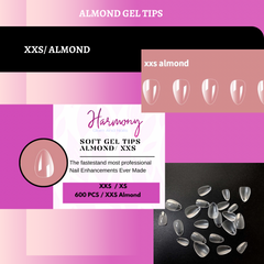 Gel tips Short xxx almond / Gel tips