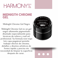 Midnight chrome / gel polish