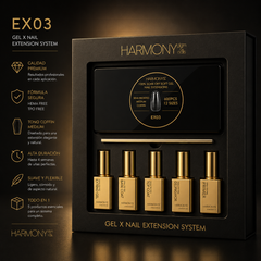 Kit medium Coffin gel tips Hema free y T P O / gel polish