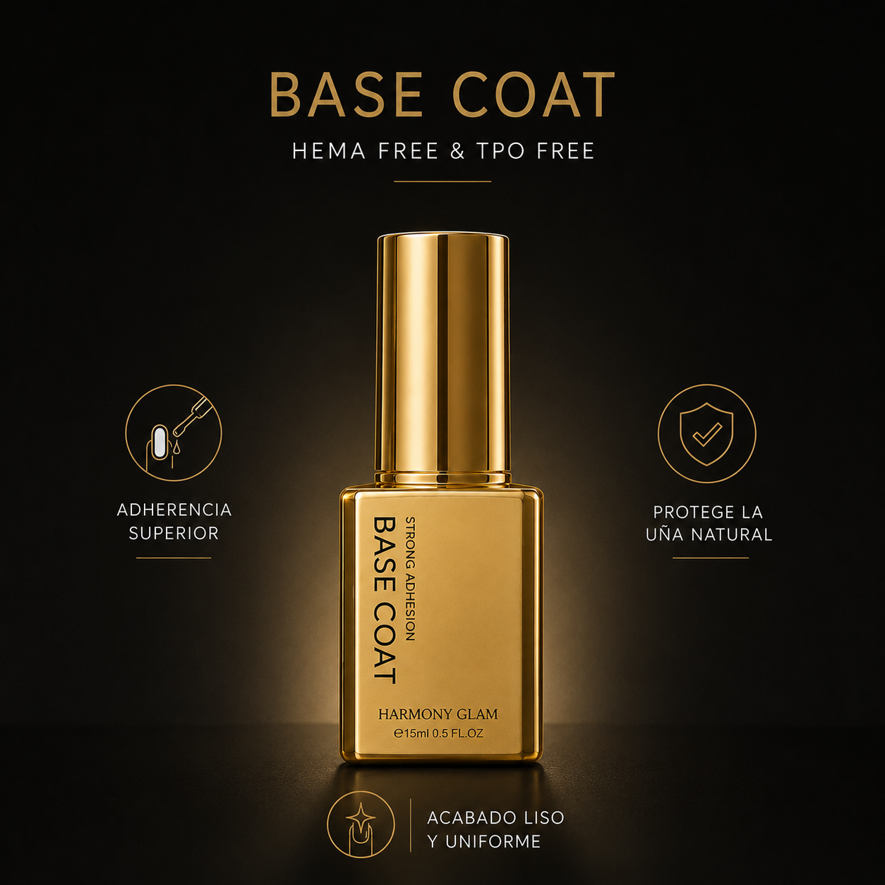 Kit Medium Almond gel tips Hema free  TPO / gel polish