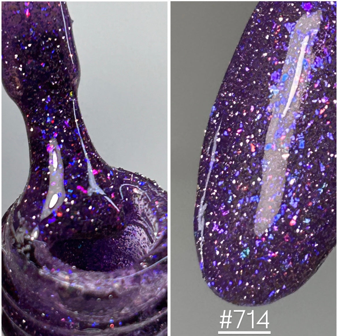 Glitter #717 -gel polish