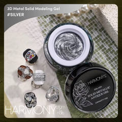 Metal solid gel modeling / gel polish