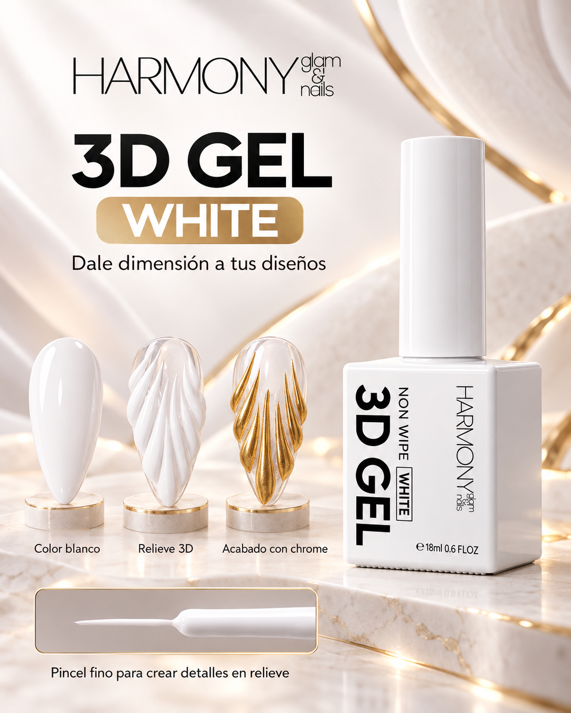 3D white / gel polish