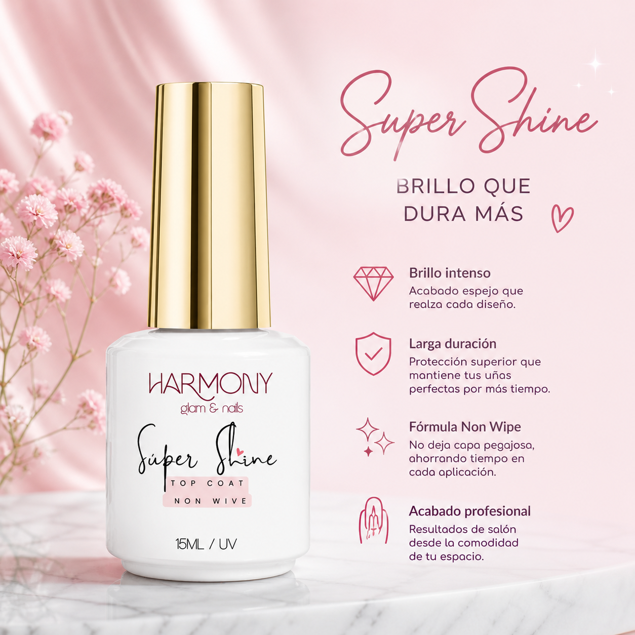 Super shine top coat