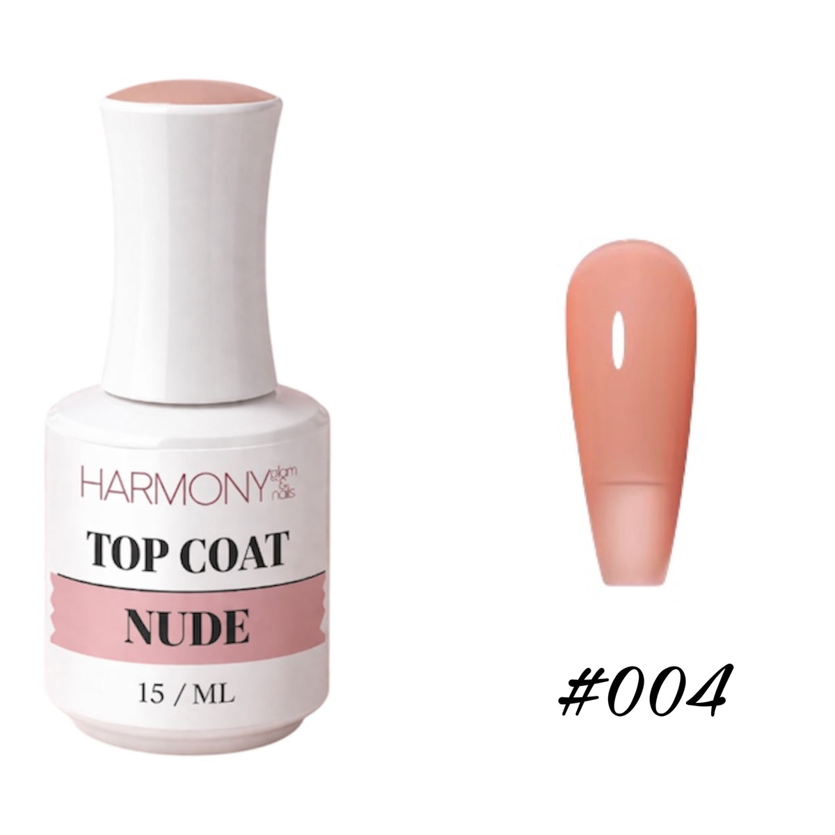 top coat nude  #004 gel polish