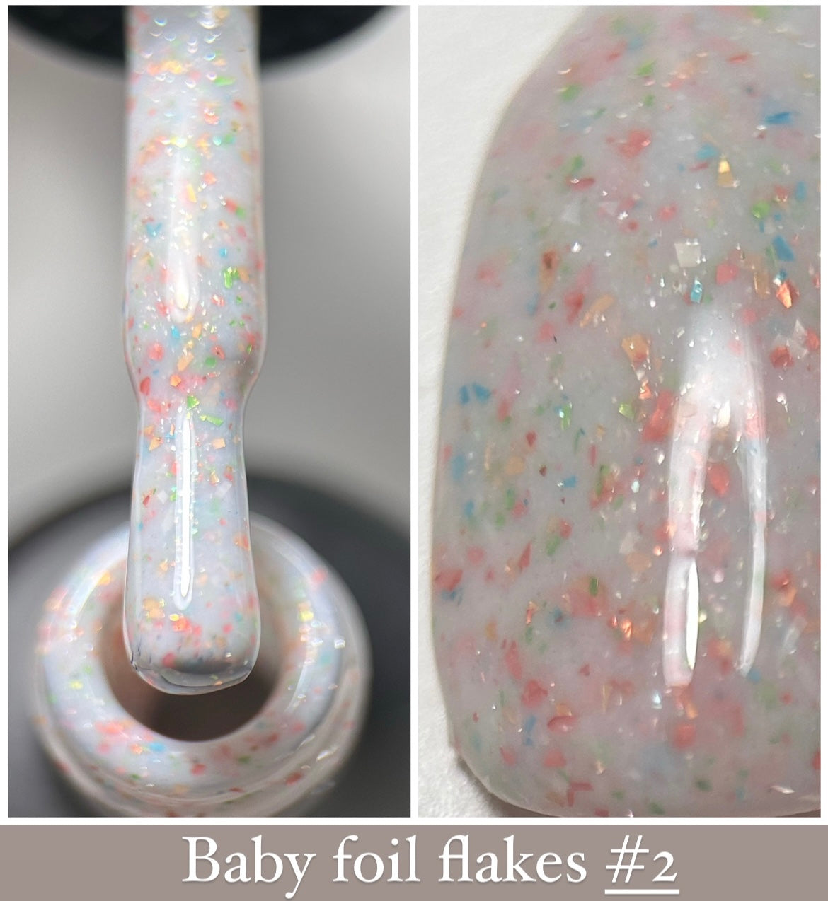 Baby foil flakes #2/Rubber Base