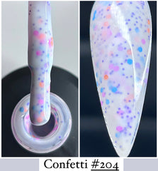 Confetti #204/rubber base