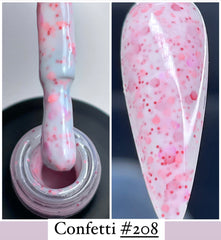 Confetti #208/ rubber base