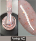 Flamingo #102/ rubber base