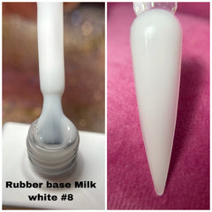 Rubber base Milk white #8